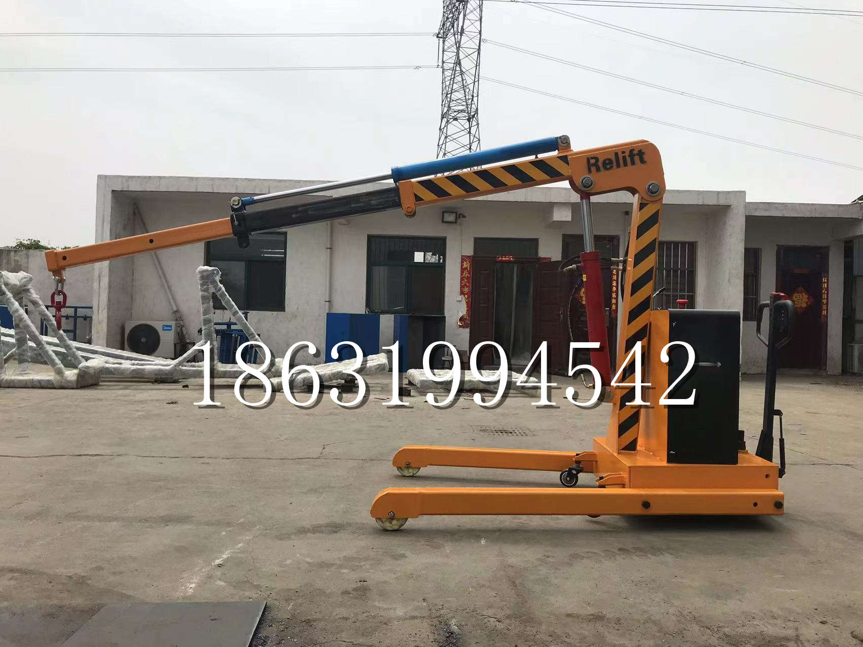 隰县久征定做3吨三轮随车吊 农用园林绿化移树吊 平板工程用小吊机